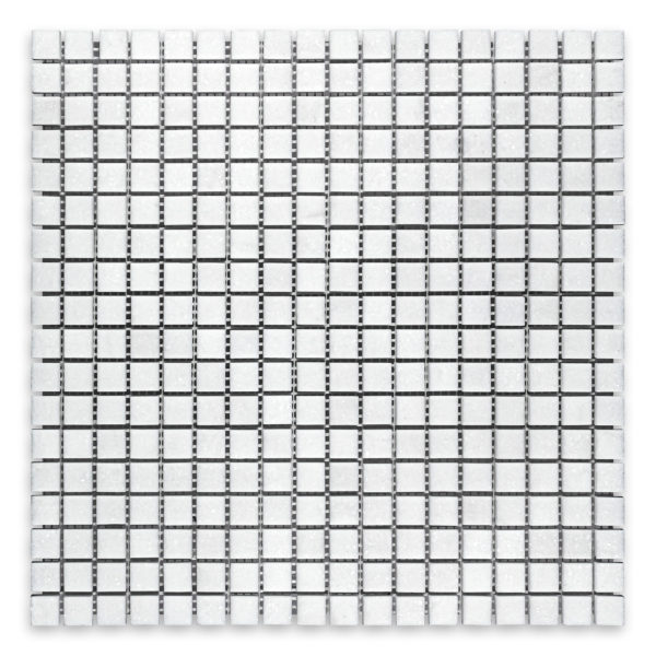 Thassos White Marble 5/8" X 5/8" Square