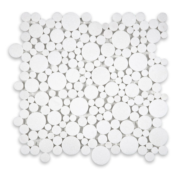 Thassos White Marble Bubble
