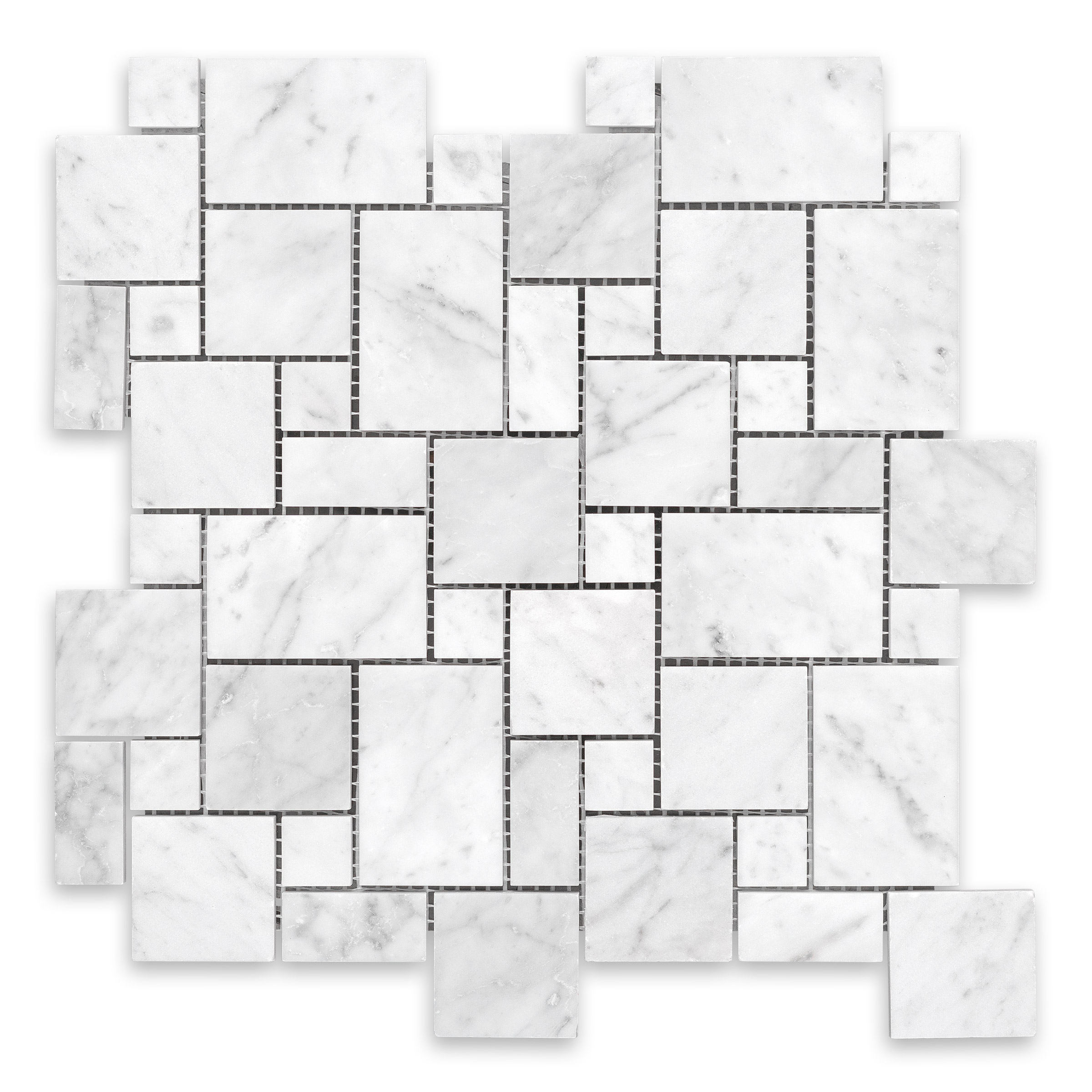 White Carrara Marble Mini Versailles