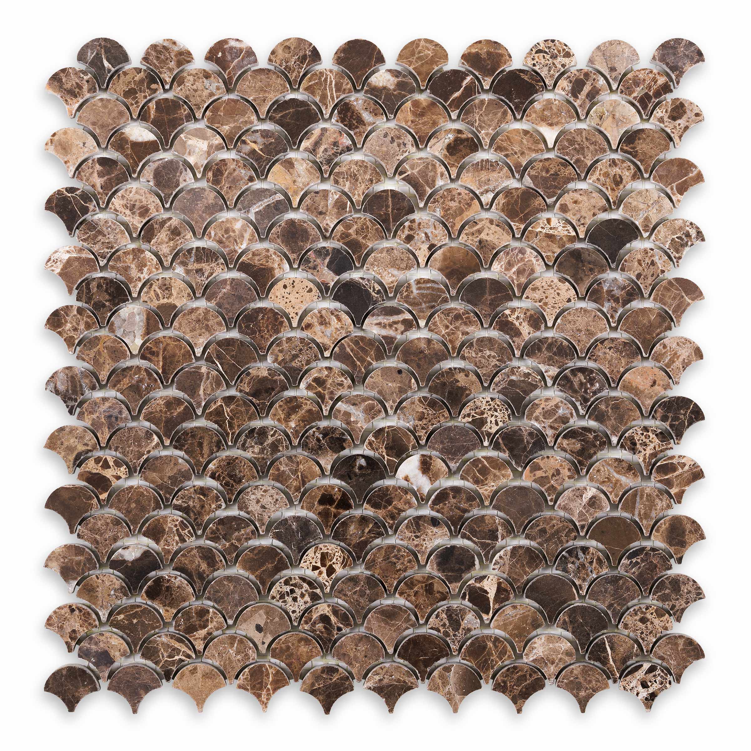 Emperador Dark Marble 1" Fan