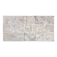 Silver Premium Travertine 4XFree Length 12x24 Display Board