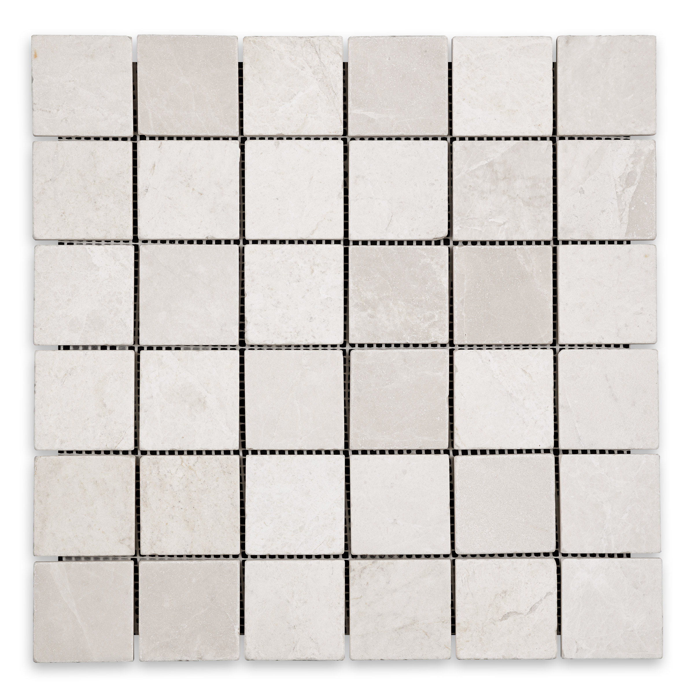 Botticino Turkish Marble 2" X 2" Square Tumbled