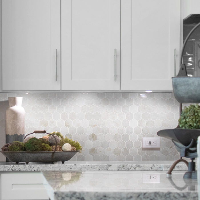 Botticino Turkish Marble 2" Hexagon Polished