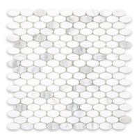 Calacatta Gold Marble Oval