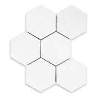 Thassos White Marble 5" Hexagon