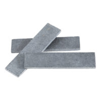 Lime Black Limestone Tumbled Thin Brick Loose