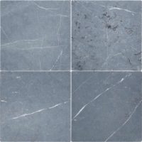 Negro Marquina Marble 12x12 Tumbled
