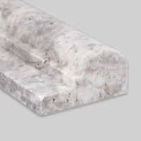 Silver Premium Travertine Classic Chair Rail F1