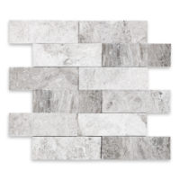 Tundra Grey Marble 2" X 6" Brick Splitface