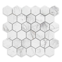 Volakas Marble 2" Hexagon