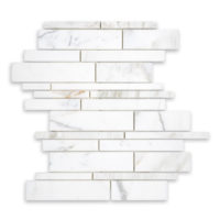 Calacatta Gold Marble Linear Random