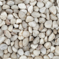 White Small Polished Loose Pebbles