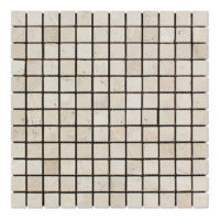 Ivory Premium Travertine 1" X 1" Square