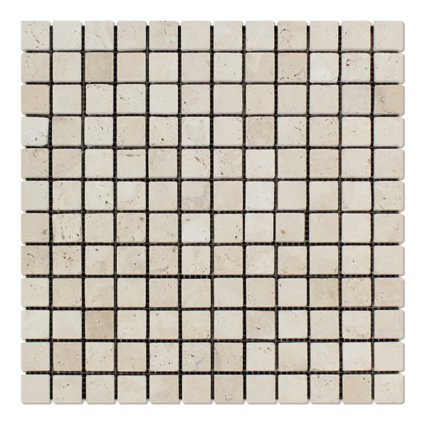 Ivory Premium Travertine 1" X 1" Square