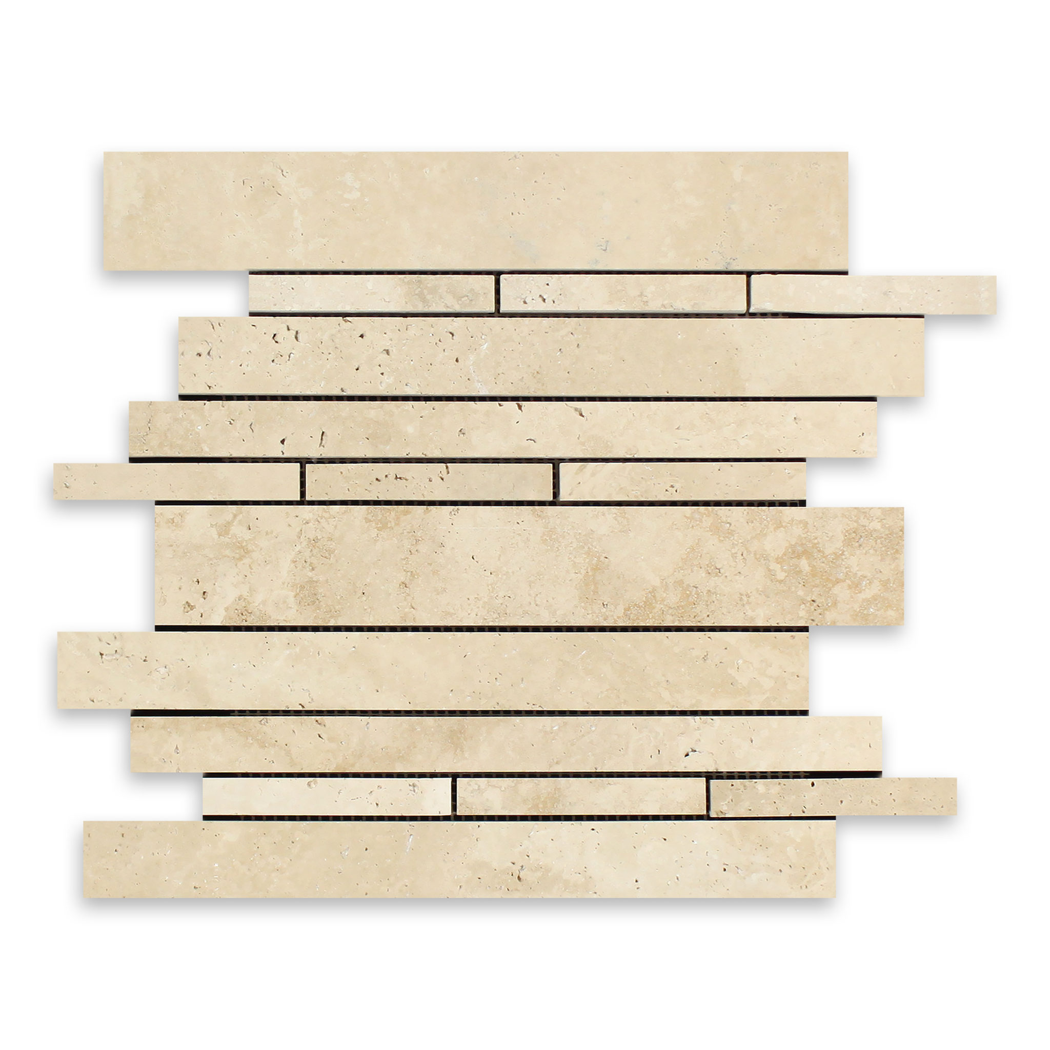 Ivory Premium Travertine Linear Random Honed | Natural Stone Resources