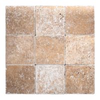 Noce Premium Travertine 4x4 Tumbled