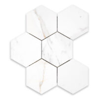 Calacatta Gold Marble 5" Hexagon