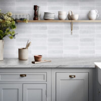 Bardiglio Imperiale Marble 2x8 Tumbled