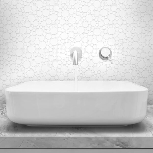 Thassos White Marble Bubble