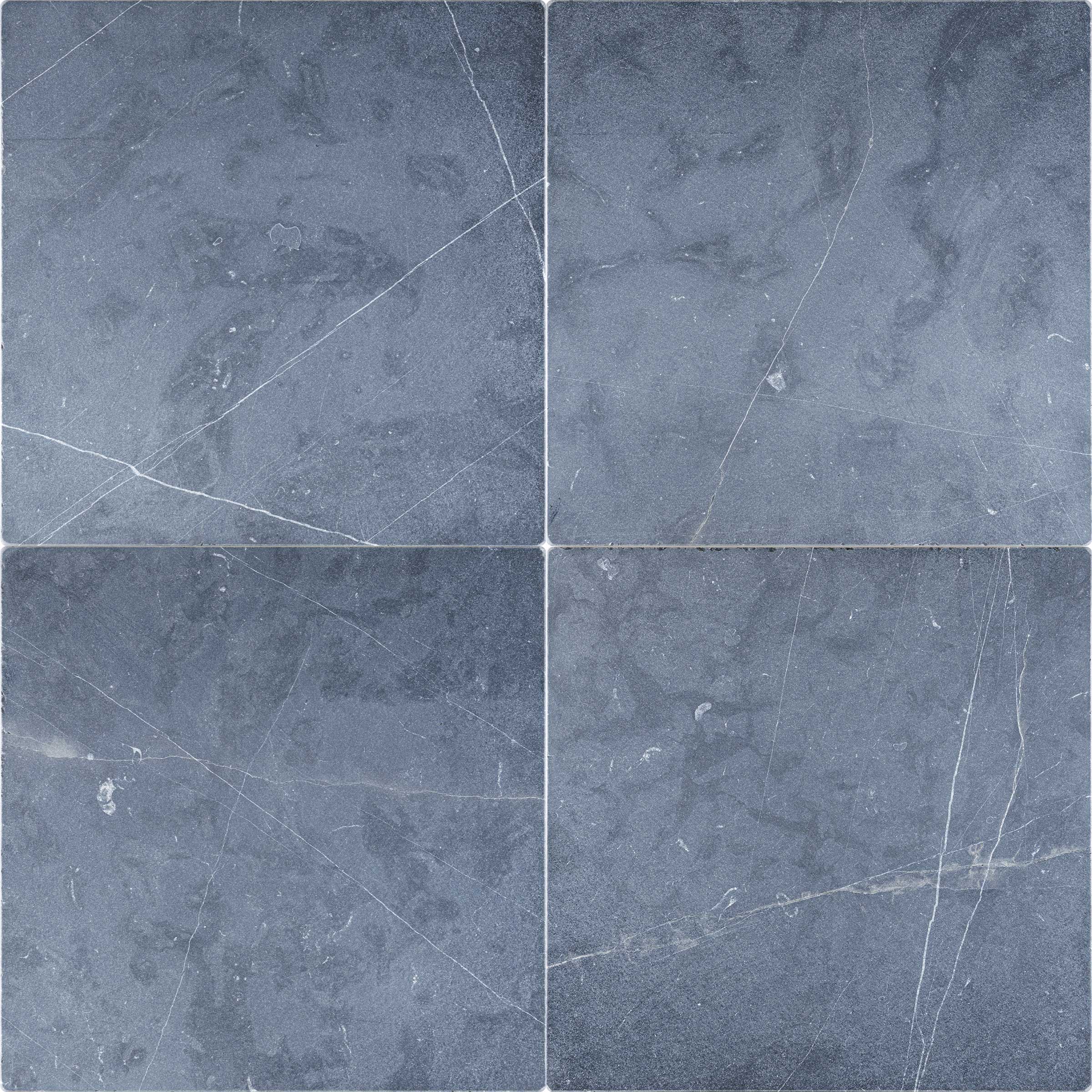 Negro Marquina Marble 18x18 Tumbled
