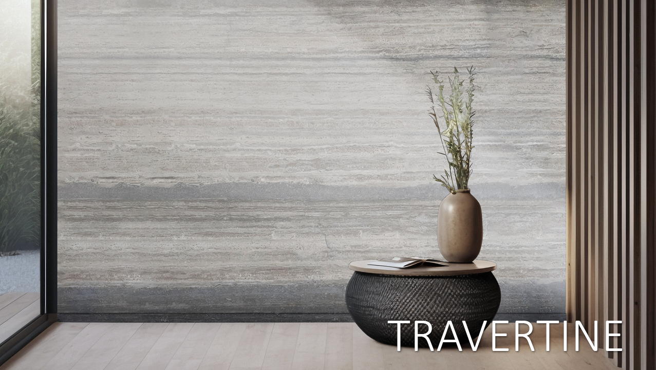 Italian Silver Veincut Travertine