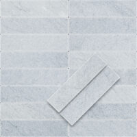 Bardiglio Imperiale Marble 2x8 Tumbled