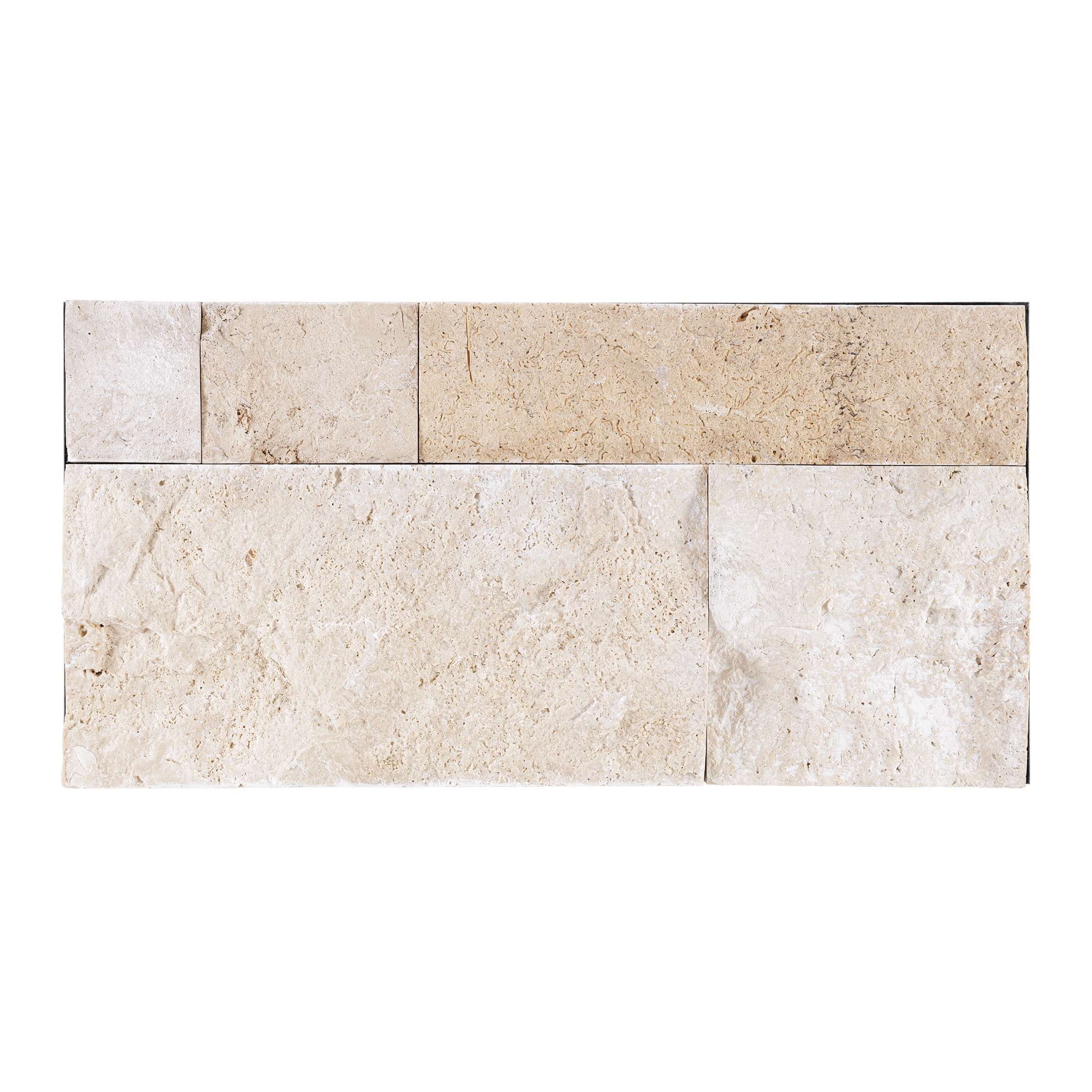 Ivory Premium Travertine 8XFree Length 12×24 Display Board