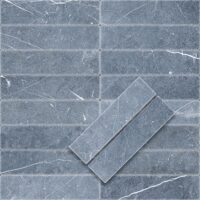 Negro Marquina Marble 2x8 Tumbled