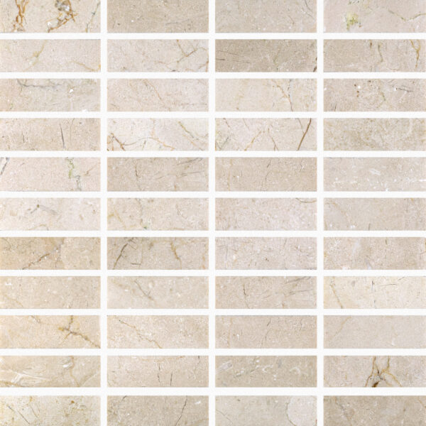 Crema Marfil Marble 1" X 3" Brick