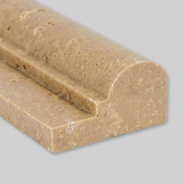 Noce Premium Travertine Classic Chair Rail F1