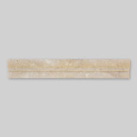 Walnut Travertine Classic Chair Rail F1