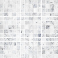 White Carrara Marble 3/4" X 3/4" Square