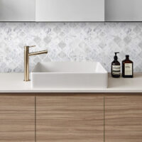 White Carrara Marble 2.5" X 3" Lantern