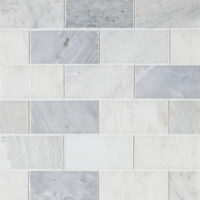 Oriental White Marble 2" X 4" Brick