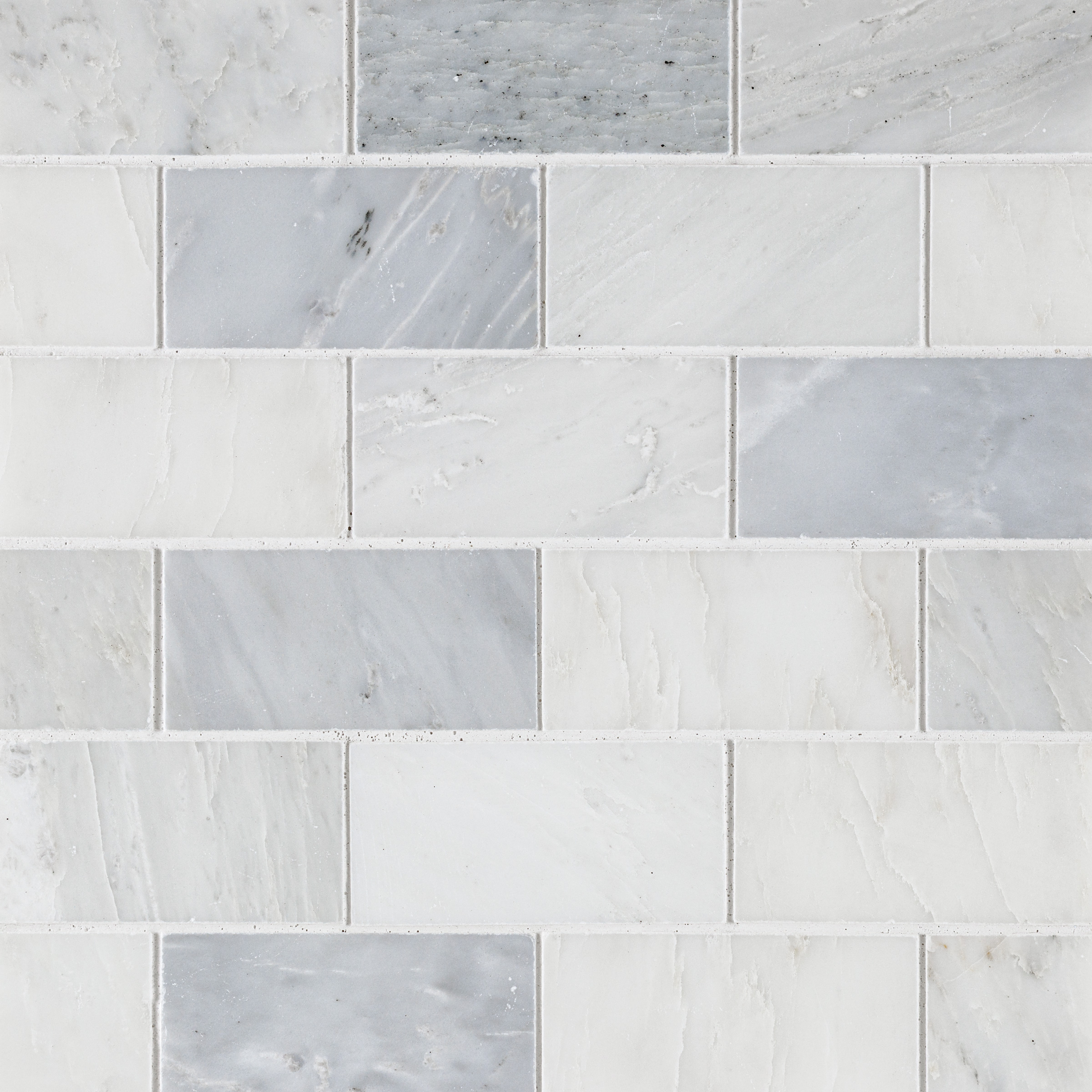 Oriental White Marble 2" X 4" Brick