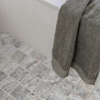 Silver Premium Travertine 4x4 Tumbled