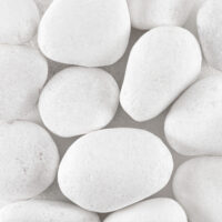 Ice White Large Tumbled Loose Pebbles