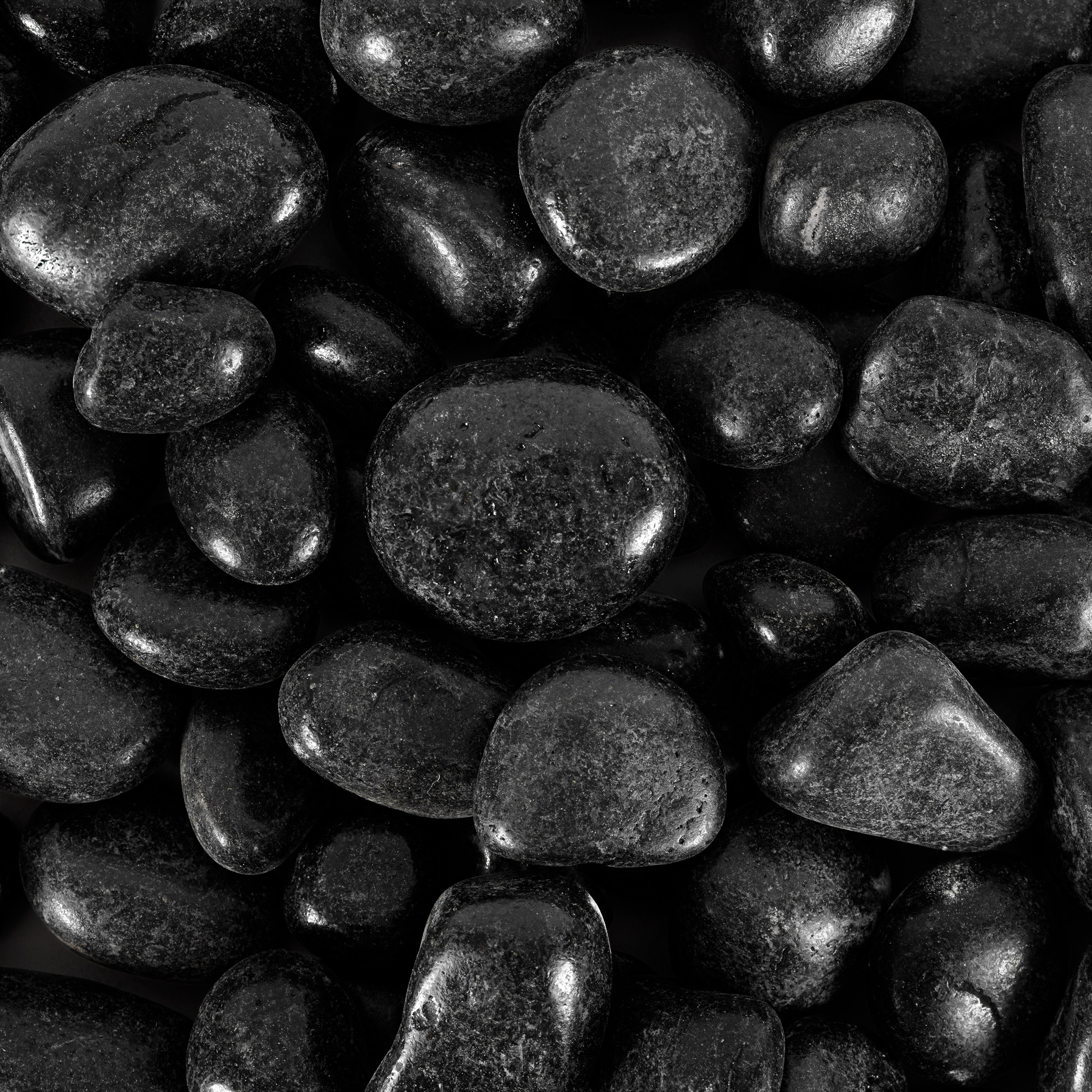 Bagheera Black Small Polished Loose Pebbles