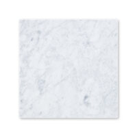 White Carrara Marble 12x12 Tumbled
