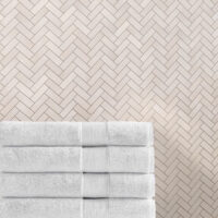 Crema Marfil Marble 1" X 3" Herringbone