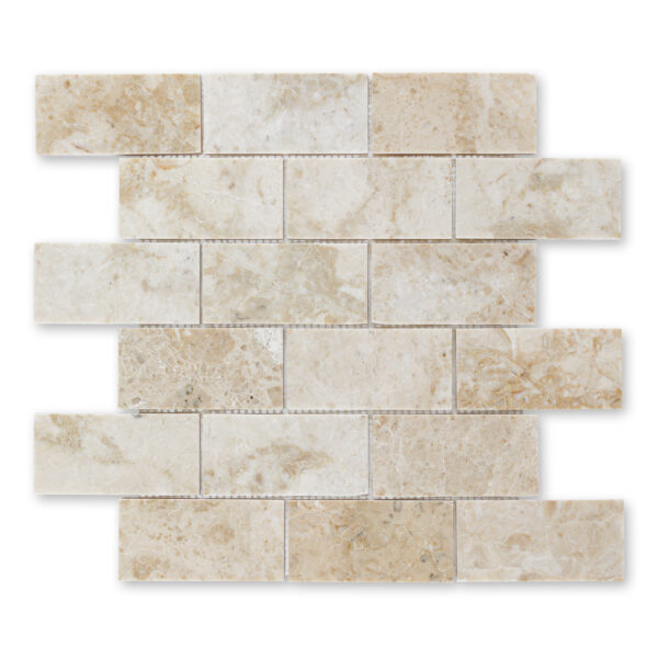 Crema Cappuccino Marble 2" X 4" Brick Polished
