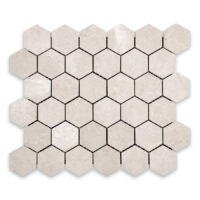 Botticino Turkish Marble 2″ Hexagon Polished