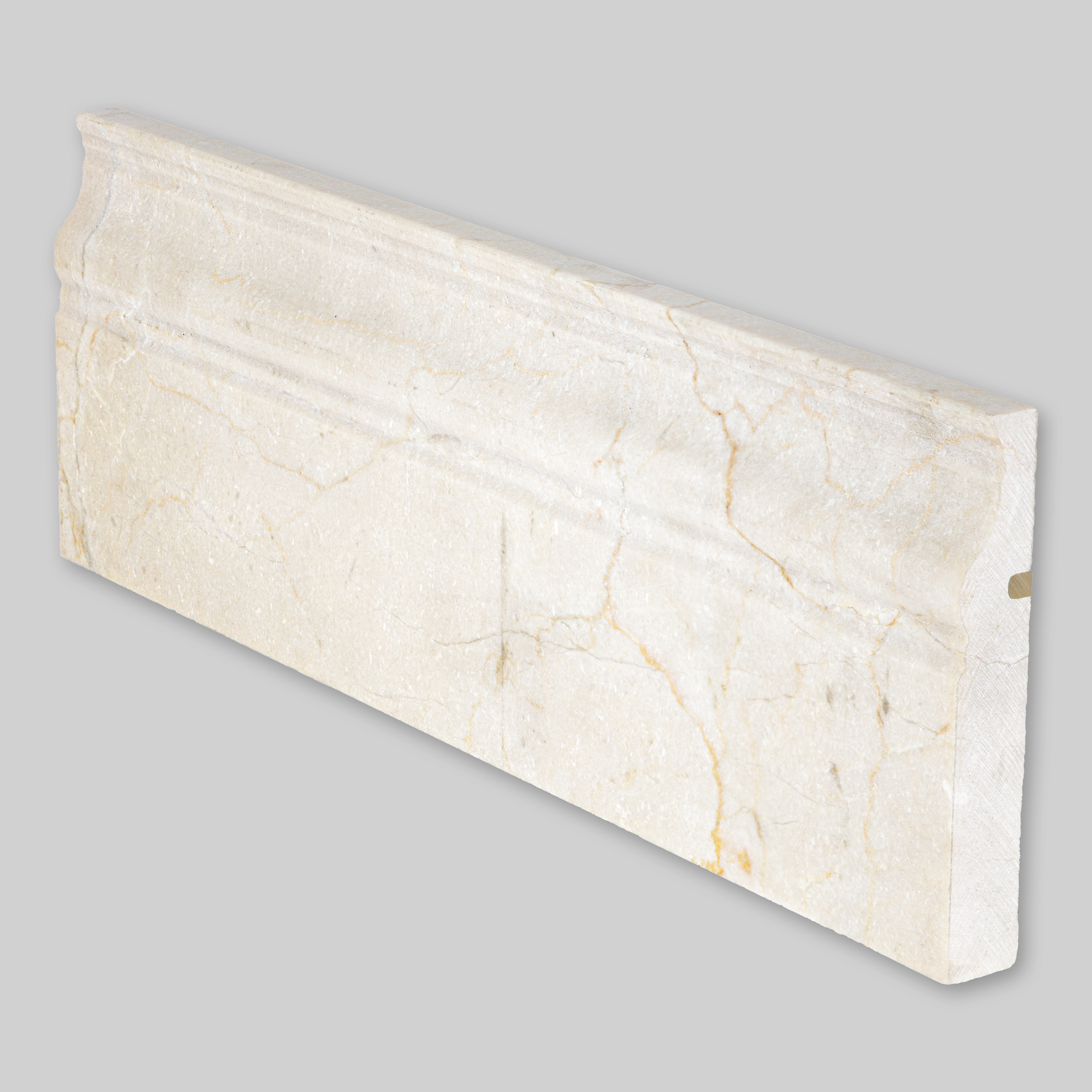 Crema Marfil Marble 4" Baseboard
