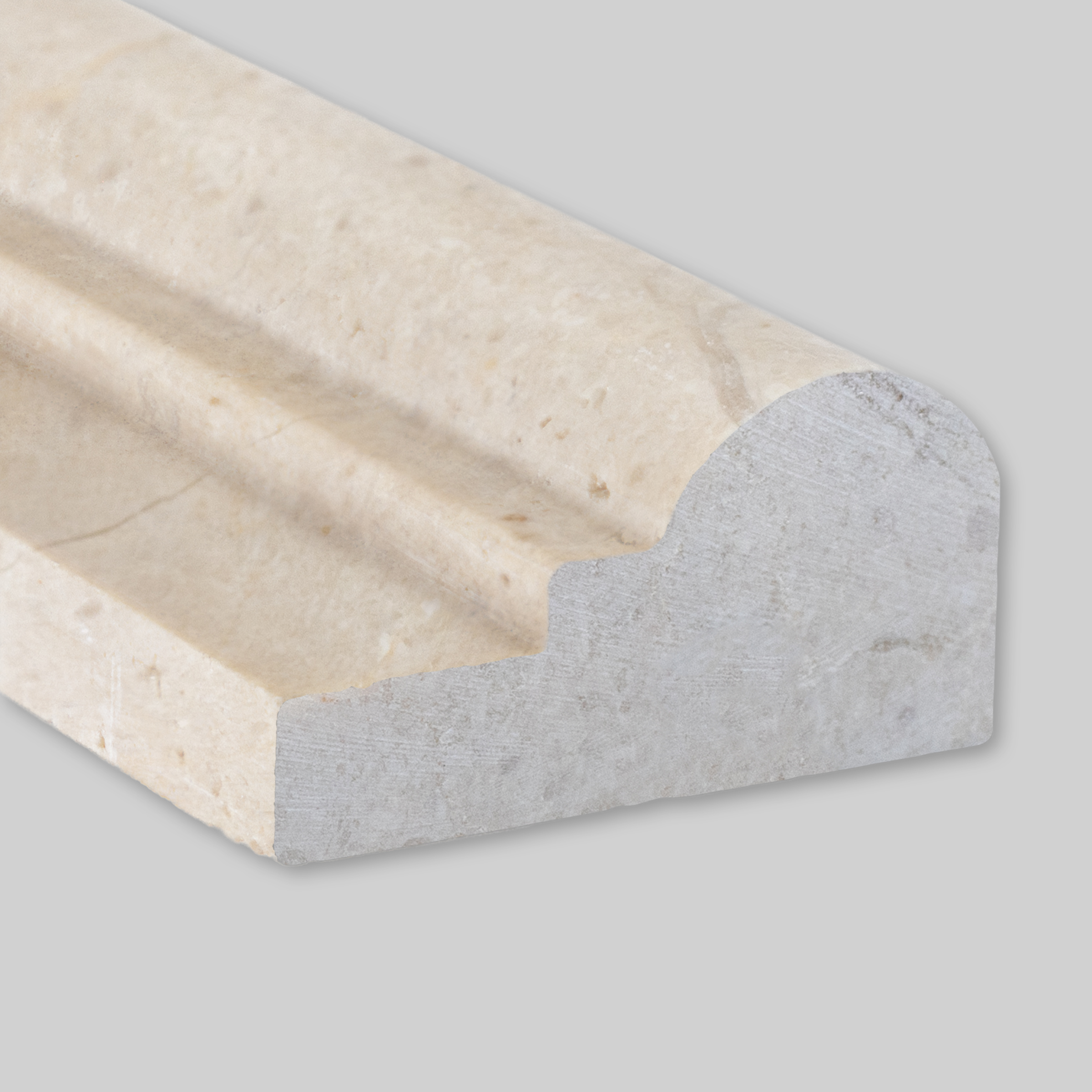 Crema Marfil Marble Classic Chair Rail F1