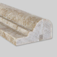 Crema Cappuccino Marble Classic Chair Rail F1