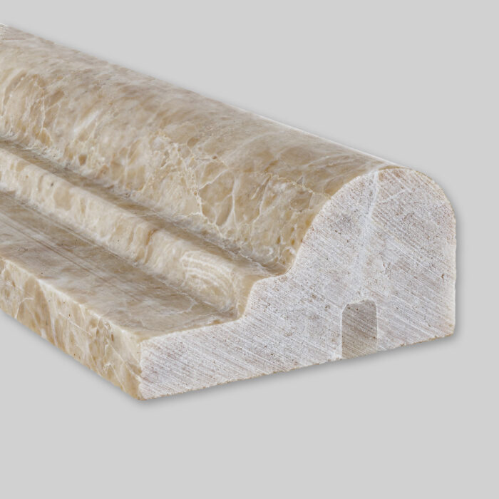 TRIMS Crema Cappuccino Marble Classic Chair Rail F1