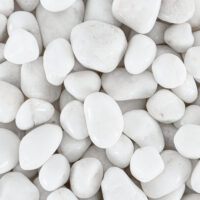 White Quartz Medium Polished Loose Pebbles
