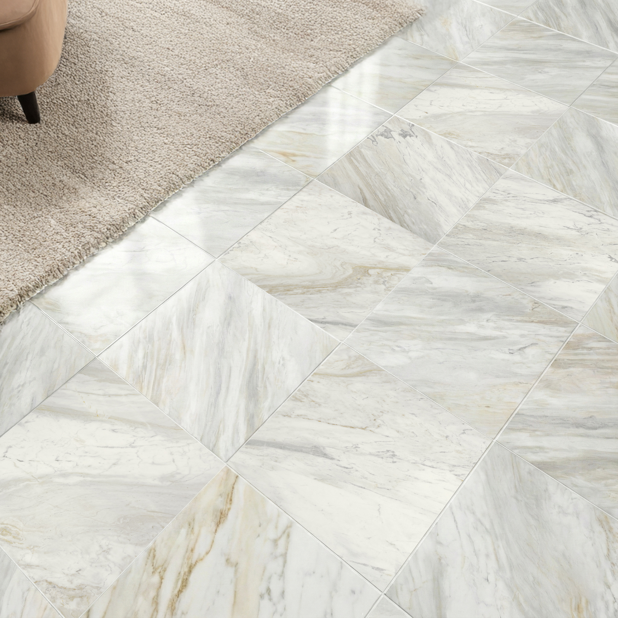 Ajax Gold Marble 18x18 Honed