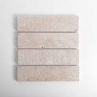 Ivory Premium Travertine 2x8 Tumbled