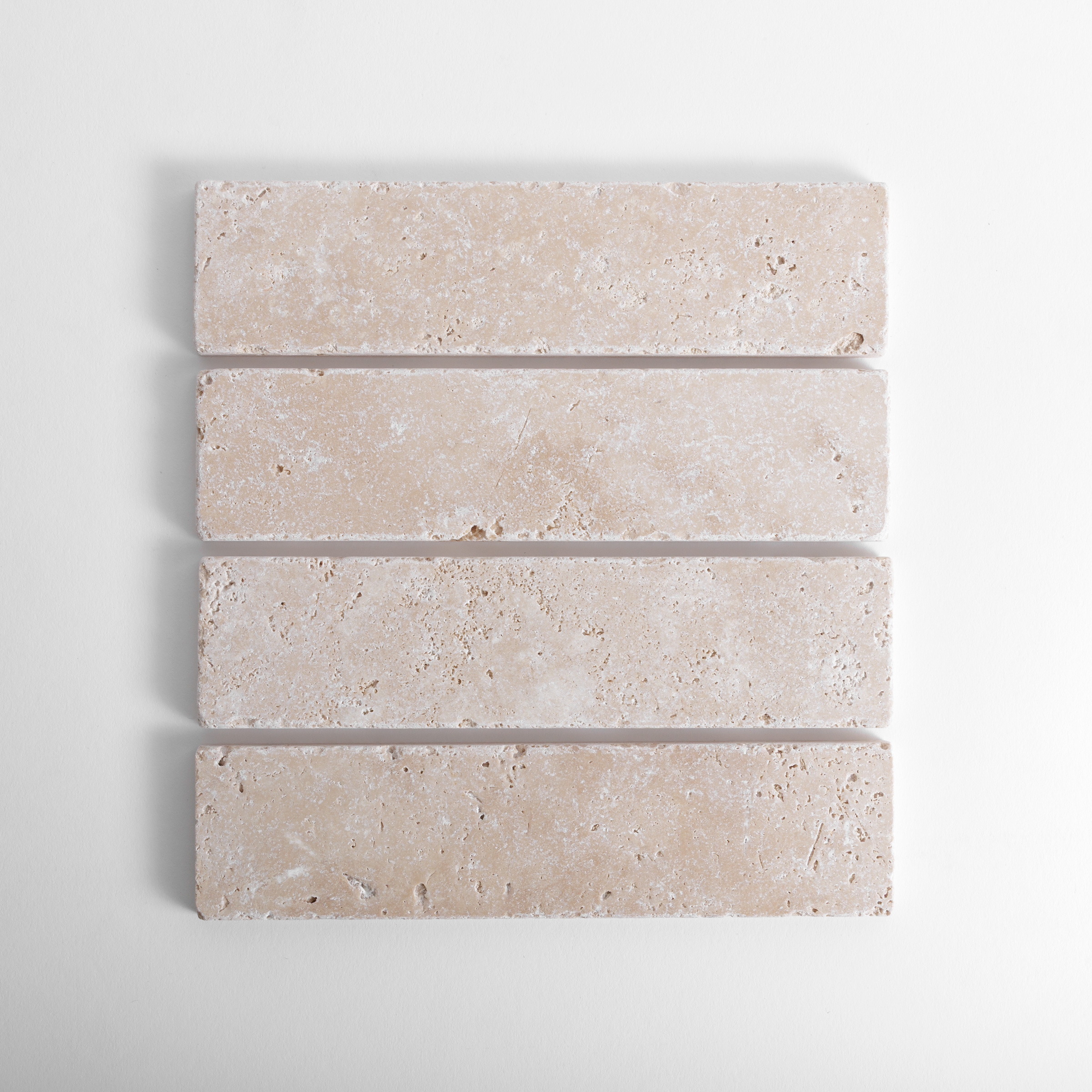 Ivory Premium Travertine 2x8 Tumbled